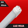 Tubo LED T8 Color Rojo 600mm 9W 230V