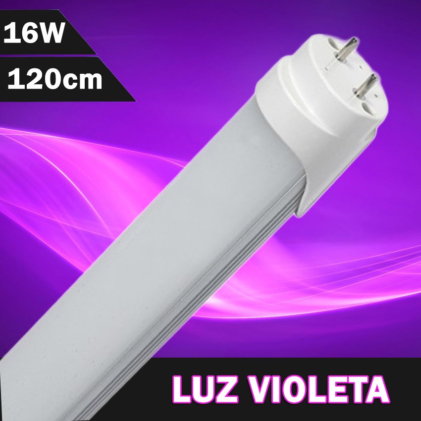 Tubo LED T8 Color Violeta 1200mm 16W 230V