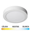 Plafón Superficie LED Blanco 18W 225mm Redondo