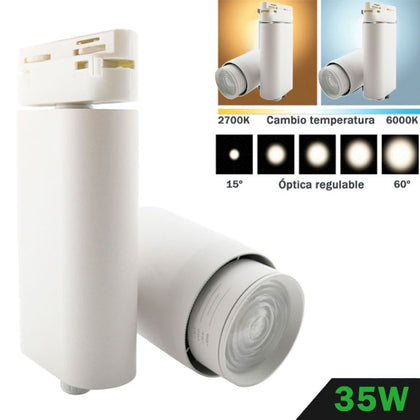 Foco LED Blanco 35W Regulable Tonalidad / Apertura