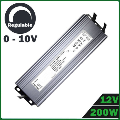 Fuente de Alimentación LED 200W 12V Regulable 0 - 10V
