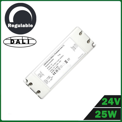 Fuente de Alimentación LED 25W 24V Regulable DALI