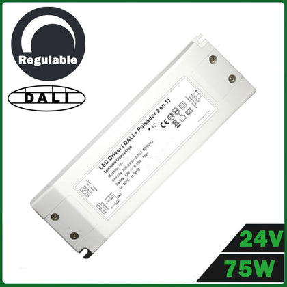 Fuente de Alimentación LED 75W 24V Regulable DALI