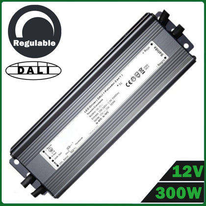 Fuente de Alimentación LED 300W 12V Regulable DALI
