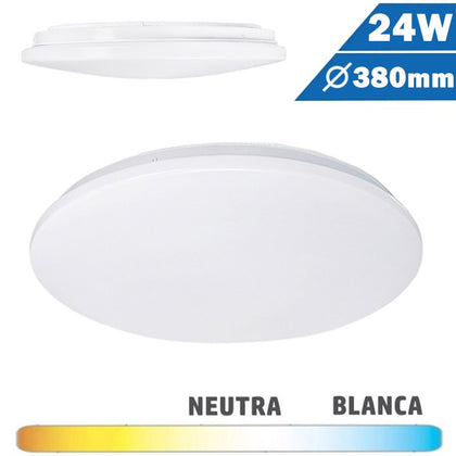 Plafón Superficie LED Circular 24W 380mm