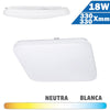 Plafón Superficie LED Cuadrado 18W 330x330mm