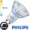 Bombilla LED Philips GU10 6,2W 36º Regulable