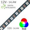 Tira LED Digital 12V 14,4 W 60LEDs/m IP20 RGB Pixel