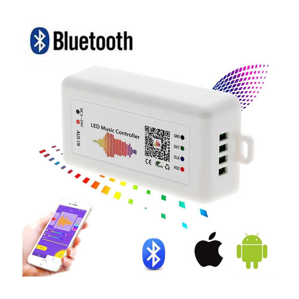 Controlador Bluetooth APP RGB Digital con Música