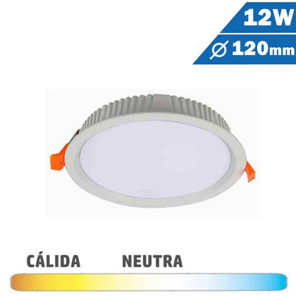 Downlight LED Mini 12W Blanco Redondo 120mm