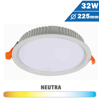 Downlight LED Mini 32W Blanco Redondo 225mm