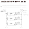 Fuente Alimentación LED Regulable 0/1-10V Tensión Constante 12V 200W