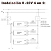 Fuente Alimentación LED Regulable 0/1-10V Tensión Constante 24V 200W