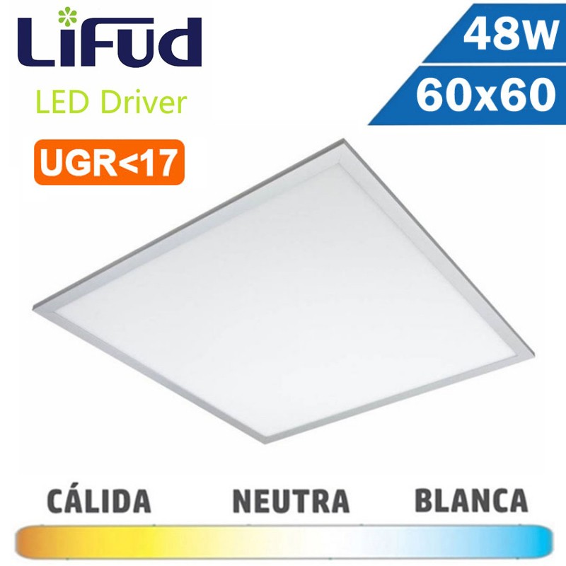 Panel LED 600x600 mm 48 - 50W Placas Técnicas