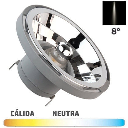 Bombilla LED AR111 G53 12V 14W 8º