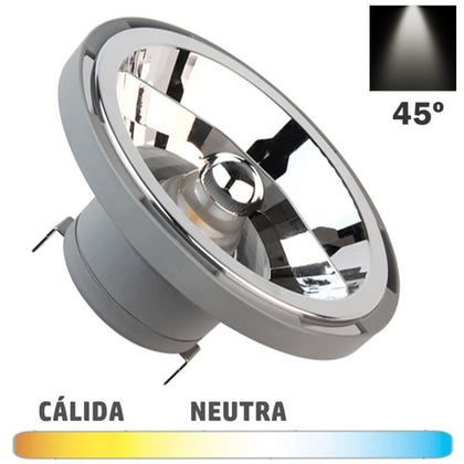 Bombilla LED AR111 G53 12V 14W 45º