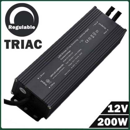 Fuente Alimentación LED Regulable TRIAC Tensión Constante 12V 200W