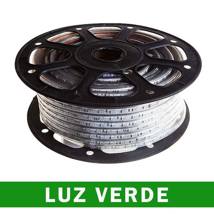 Tira LED 220V RK IP65 14W por Metro Luz Verde