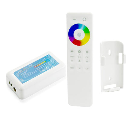 Controlador LED Táctil con Mando RGB + Blancos W a WW