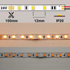 Tira LED 24V 14,4W/m 60 LEDs/m 5050 Gold 2500K