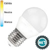 Bombilla LED Esférica Opal E27 7W Alta Potencia