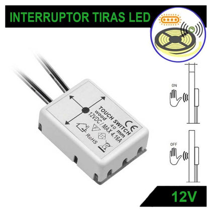 Interruptor Táctil para Tiras LED 12V 50W Max