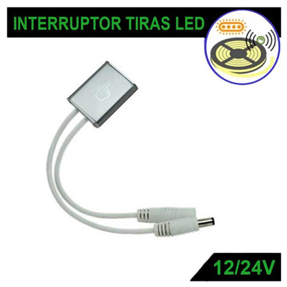 Interruptor Regulador Táctil Tiras LED DC12V/24V 6A
