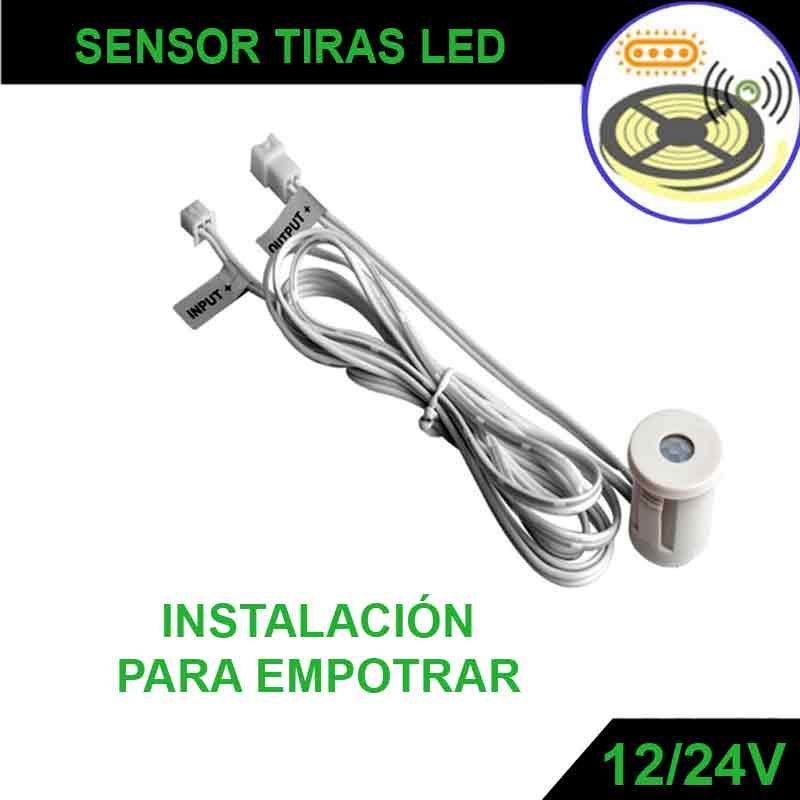 Sensor Tiras LED DC12V / 24V 2A Empotrar