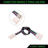 Conector Doble 4 Vías para Tiras LED RGB con Cable