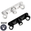 Foco Spot Aluminio para 3 GU10 Rotativo