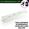 Conversor Emergencia Luces de LED 220V Max 20W
