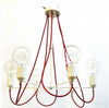 Lámpara Colgante Pendant Vintage 6 Luces E27 Superficie