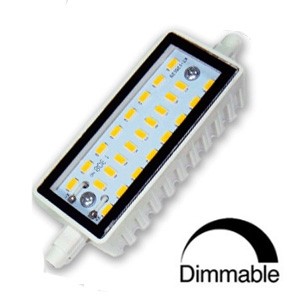 Bombilla LED R7s 118mm 8W Regulable