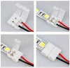 Conector Unión Tiras LED 2 Vías / Cables 10mm