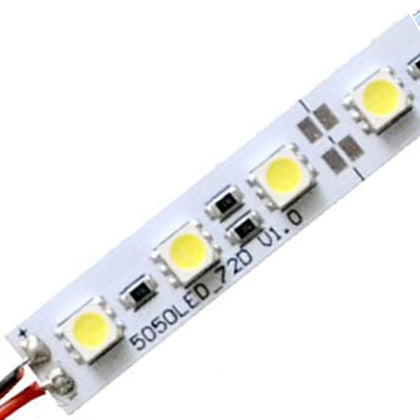 Tira LED Rígida 49cm 36 LEDs 12V Luz Blanca / Cálida