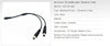 Conector Jack Hembra - 2 Machos Conexión con Cable