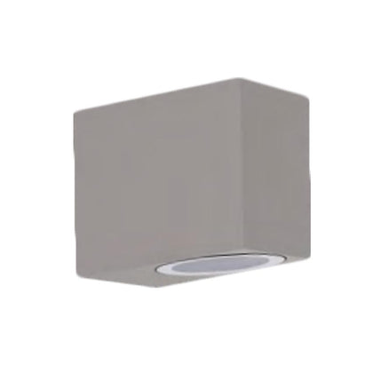 Aplique Pared Cuadrado 1 x GU10 Gris IP54