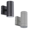 Aplique Pared Exterior 2 Luces GU10 Gris / Negro