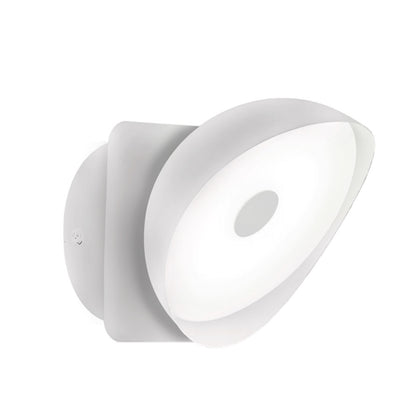 Aplique Pared LED 8W 15x15cm Forma Redonda Blanco