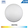 Aplique Superficie LED 14W Exterior IP54 Redondo Blanco