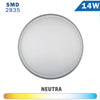 Aplique Superficie LED 14W Exterior IP54 Redondo Gris