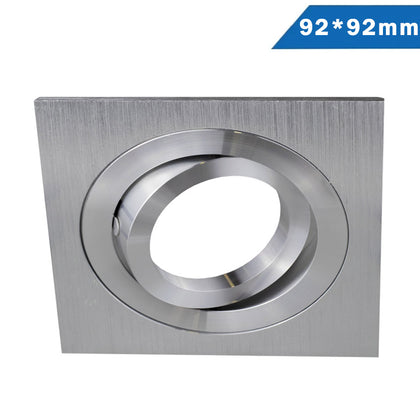 Aro Empotrable Basculante Aluminio Cuadrado 92x92mm