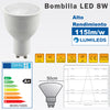 Bombilla LED GU10 8W 120º Lumileds