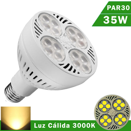 Bombilla LED PAR30 E27 35W Luz Cálida 3000K