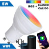 Bombilla LED Smart WIFI GU10 5W RGB + Cálida y Blanco