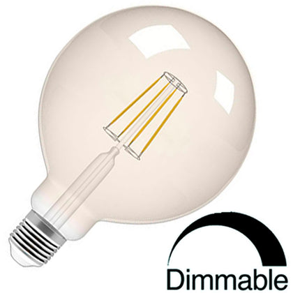 Bombilla LED E27 Globo Filamento 8W Regulable