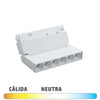 Foco para Carril Magnético Orientable 48V 6W Lineal 38º Color Blanco