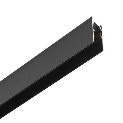 Carril Magnético 2 Metros para Iluminación Color Negro