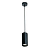 Colgante Techo Cilíndrico GU10 Negro