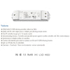 Regulador Dimmer 12/24V DALI 2 PUSH por Pulsadores 15A